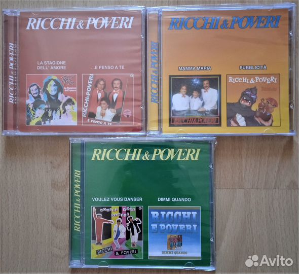 Ricchi & Poveri - CD 6 альбомов 2in1 лицензия