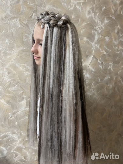 Плетение кос с канекалоном