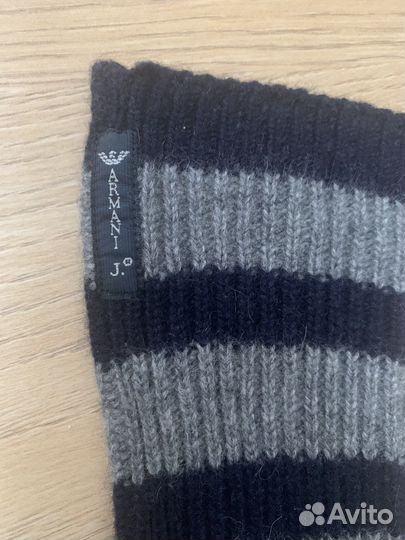 Armani комплект шапка+шарф+перчатки