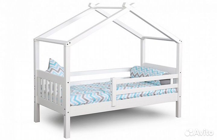 Ассоль Кровать 1600х700 Белый полупрозрачный