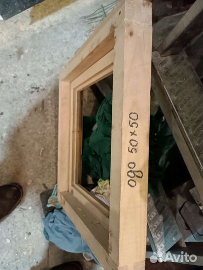 Деревянные окна для бани