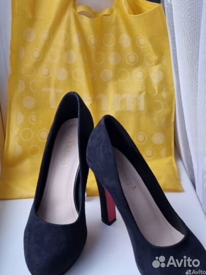 Туфли замша 39р