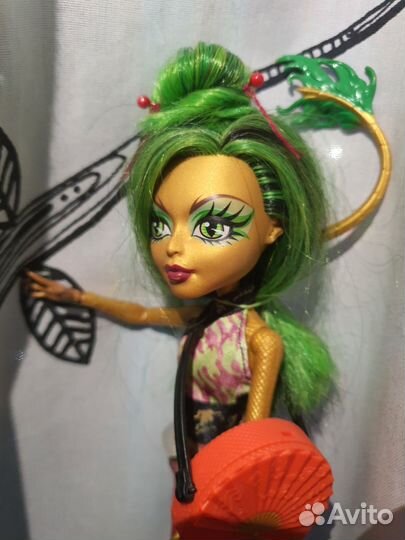 Monster high джинафаер лонг,кукла монстр хай g1,g2