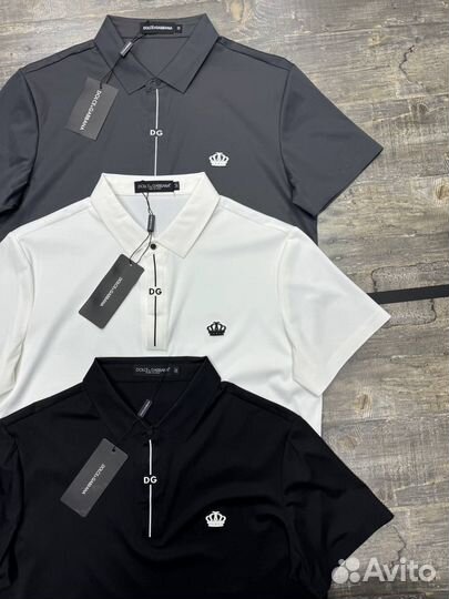 Поло мужское с коротким рукавом dolce gabbana