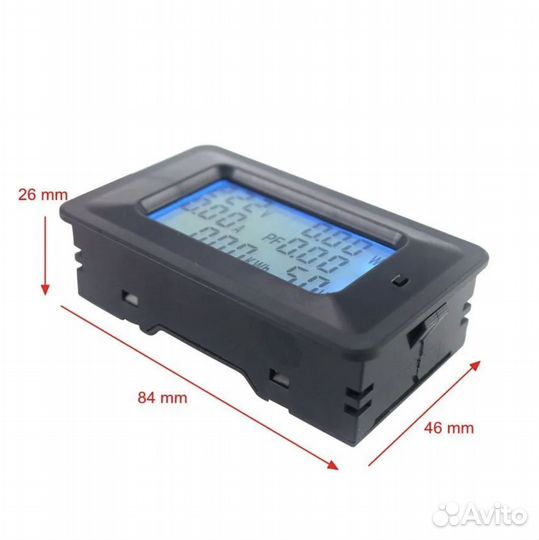 Цифровой вольтметр, амперметр, измеритель мощности
