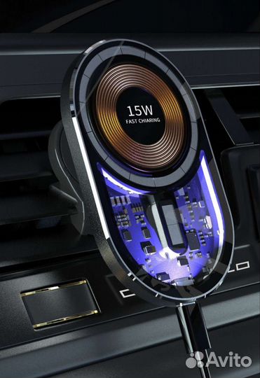 Автодержатель для телефона с беспроводной зарядкой