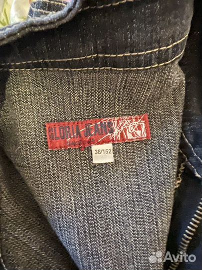 Джинсовая куртка для девочки 152 см