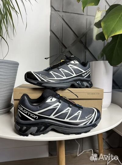 Кроссовки salomon gore tex black lunar