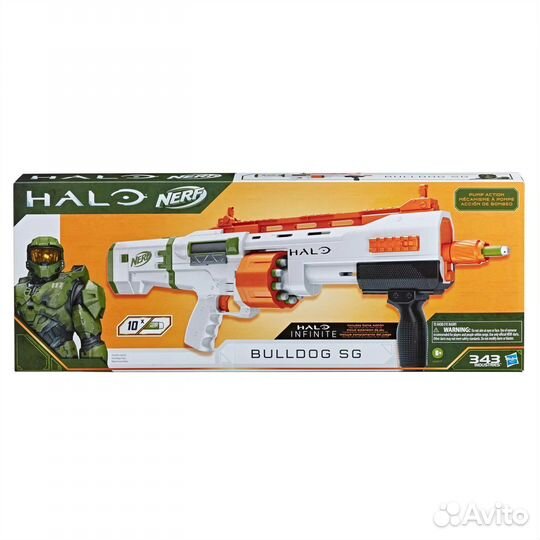 Бластер Nerf Halo Bulldog SG