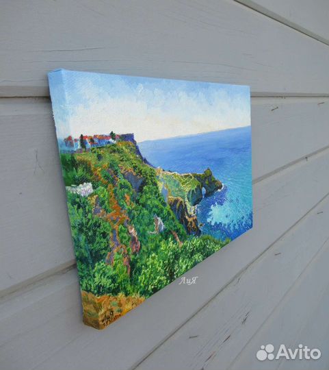 Пейзаж маслом авторский. Л.и.Я