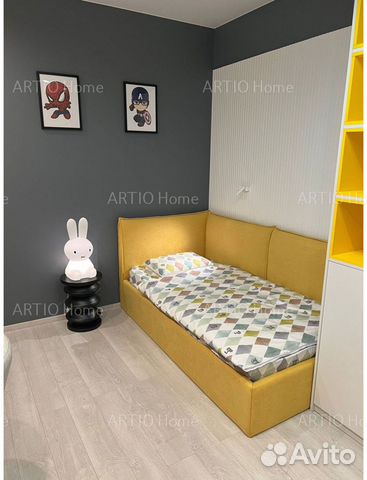 Детская кровать с мягкими бортиками