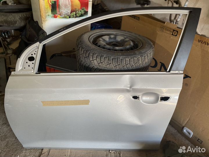 Дверь водительская hyundai solaris2