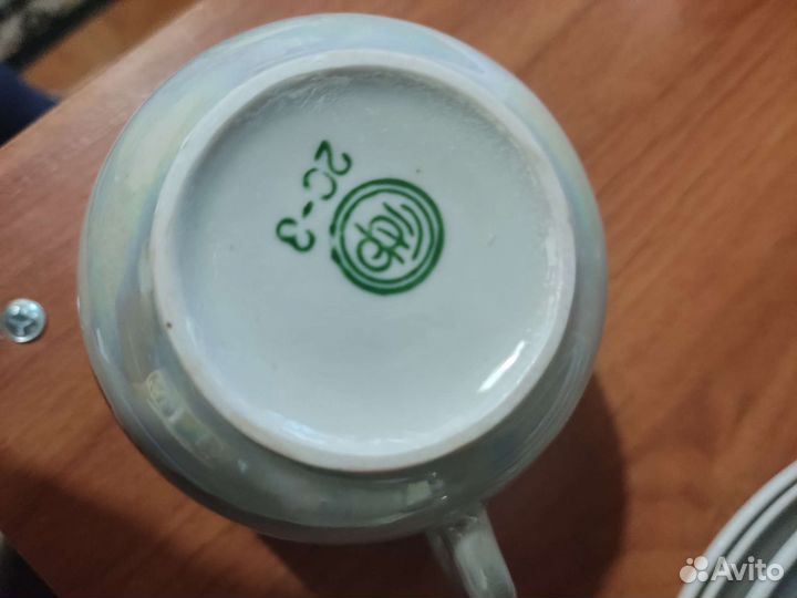 Сервиз чайный, перламутровый