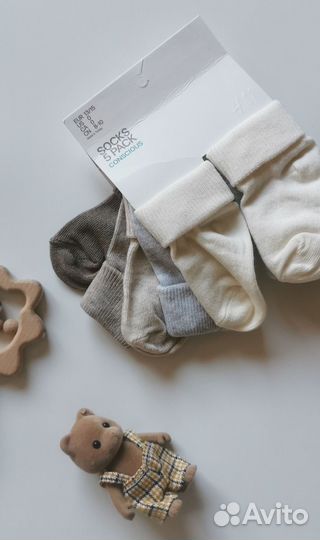 Новые детские носки h&m 13/15 для новорожденных