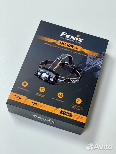 Новый налобный фонарь Fenix HP30R V2.0