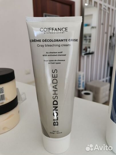 Обесцвечивающий крем coiffance с углем
