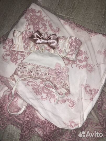 Конверт на выписку для девочки лето