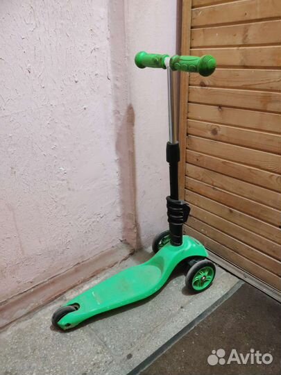 Самокат детский трехколесный бу