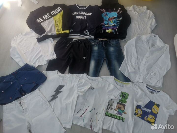 Пакет одежды для мальчика zara,armani,mothercar,др