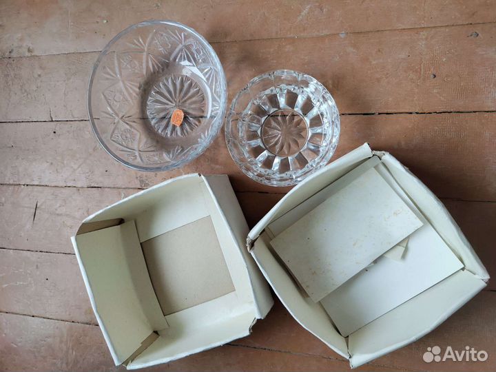 Два хрустальных блюда (торг)