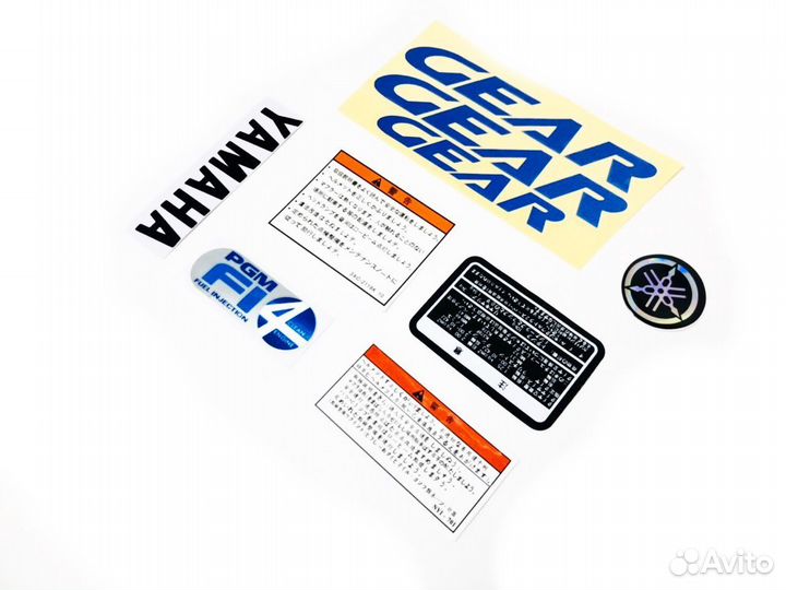 Комплект наклеек Yamaha Gear 4T UA06JY