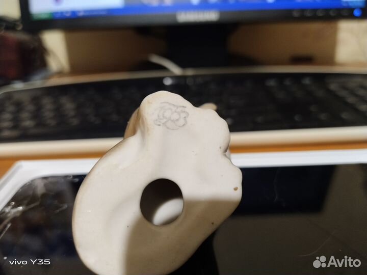 Фарфоровая статуэтка тигр лфз