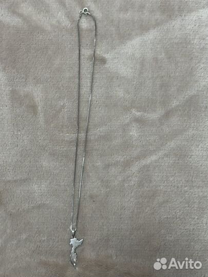 Цепочка с подвеской серебро