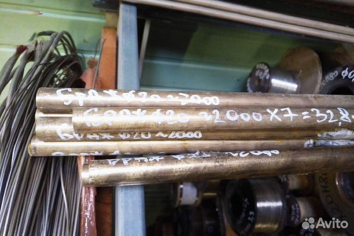 Бронзовый пруток, бронзовые заготовки