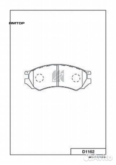 Kashiyama D1162 D1162 kashiyama Колодки тормозные