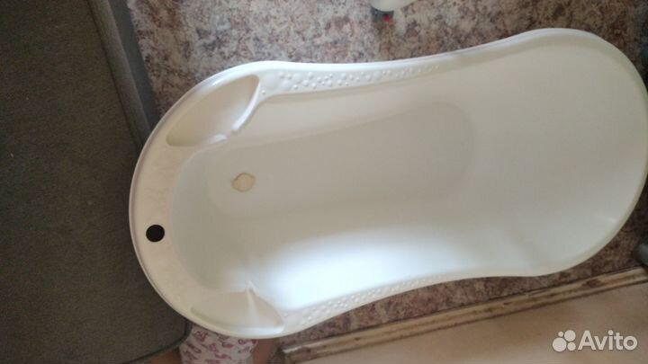 Детская ванночка с горкой