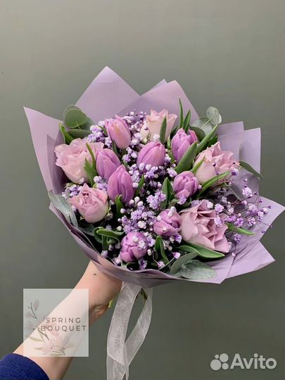 Цветы тюльпаны букет