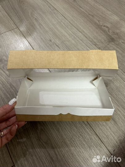 Крафт коробки с окном