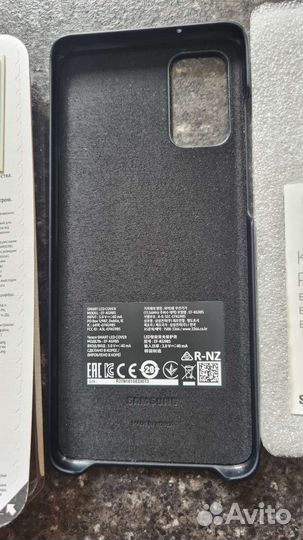 Чехол Samsung Leather Cover s20 + Черный