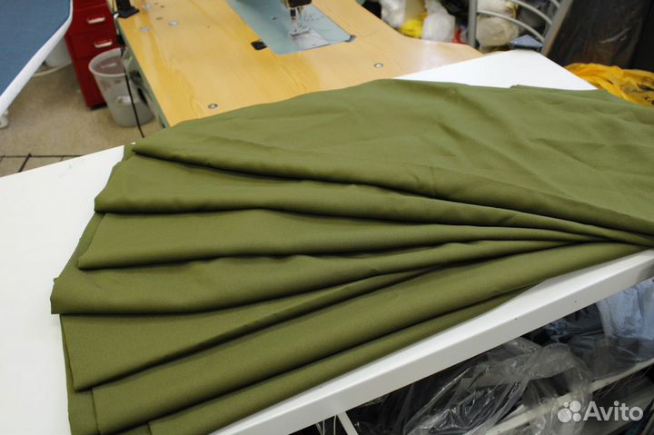 Ткань Габардин хаки