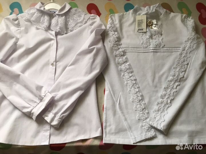 Блузка белая для девочек