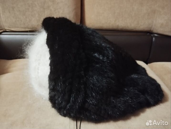 Норковый капюшон капор