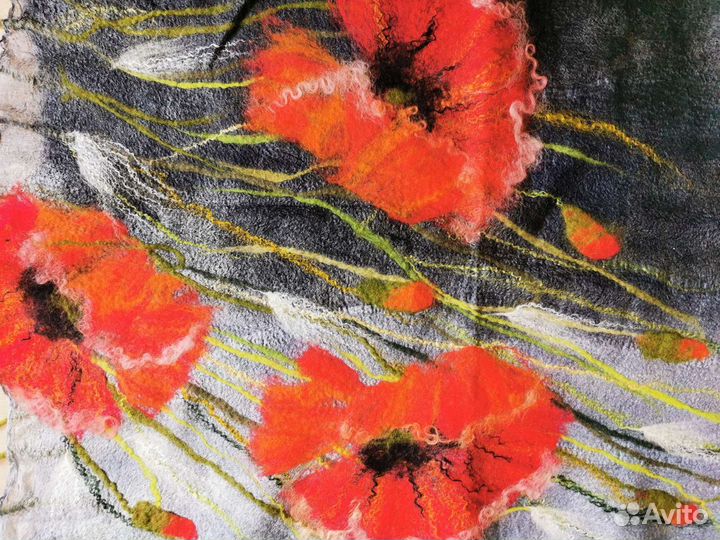 Палантин ручной работы 