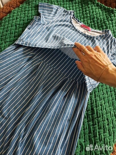 Платье домашнее для беременных и кормящих