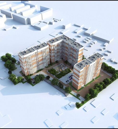 2-к. квартира, 51,7 м², 3/16 эт.