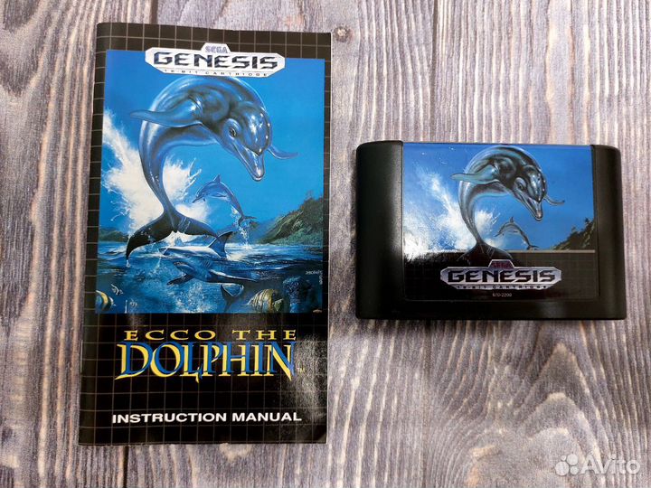 Ecco the Dolphin Sega Genesis Original