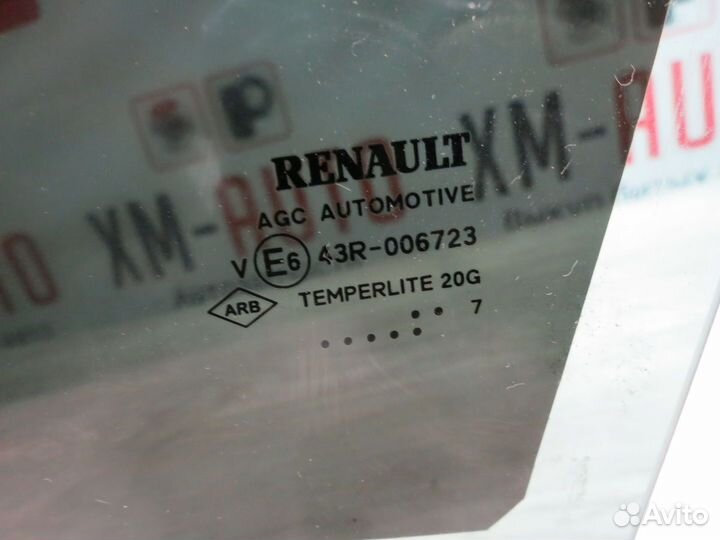 Стекло заднее левое Renault Kaptur