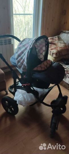 Коляска 2 в 1 happych aviator