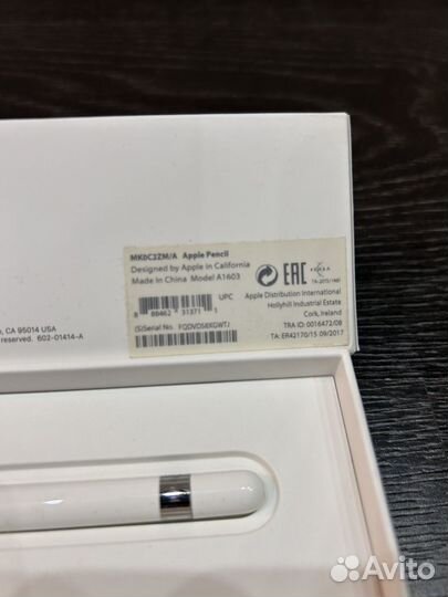 Стилус apple pencil 1