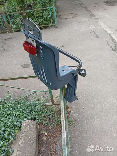 Детское кресло для велосипеда на раму