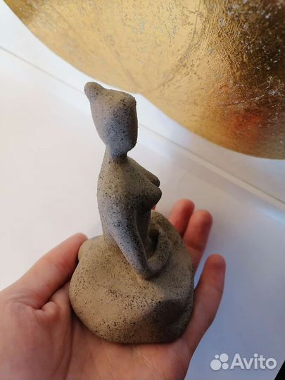 Комплект статуэтка+вазочка для благовоний,керамика