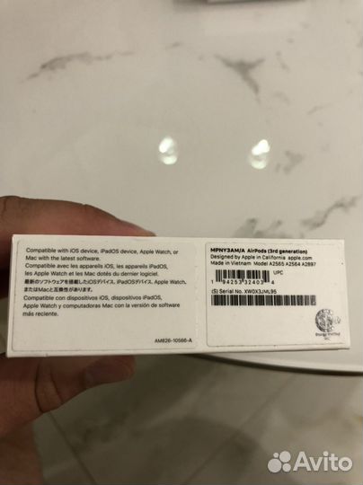 AirPods 3 оригинал, 3 месяца им