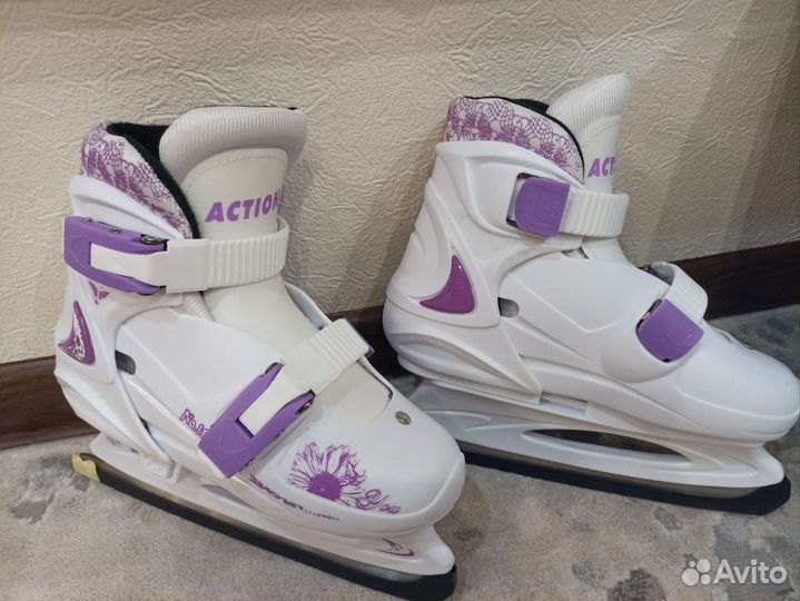 Коньки ледовые раздвижные