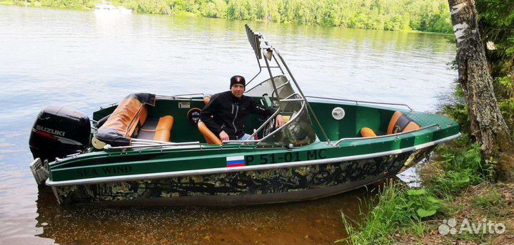 Катер Gladius 520 с мотором Suzuki DF 90 + Прицеп