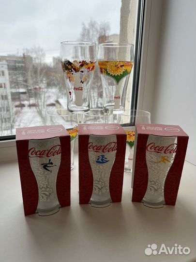 Коллекционные бокалы Coca-Cola