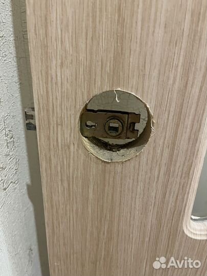 Дверь межкомнатная со стеклом бу